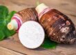 sliced-fresh-taro-root